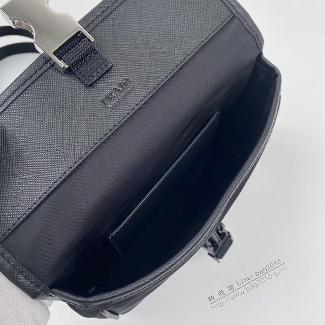 prada男包 普拉達新款迷你造型手機包 2ZH108 Prada情侶款單肩斜挎小包 prada手機包  pyd2378